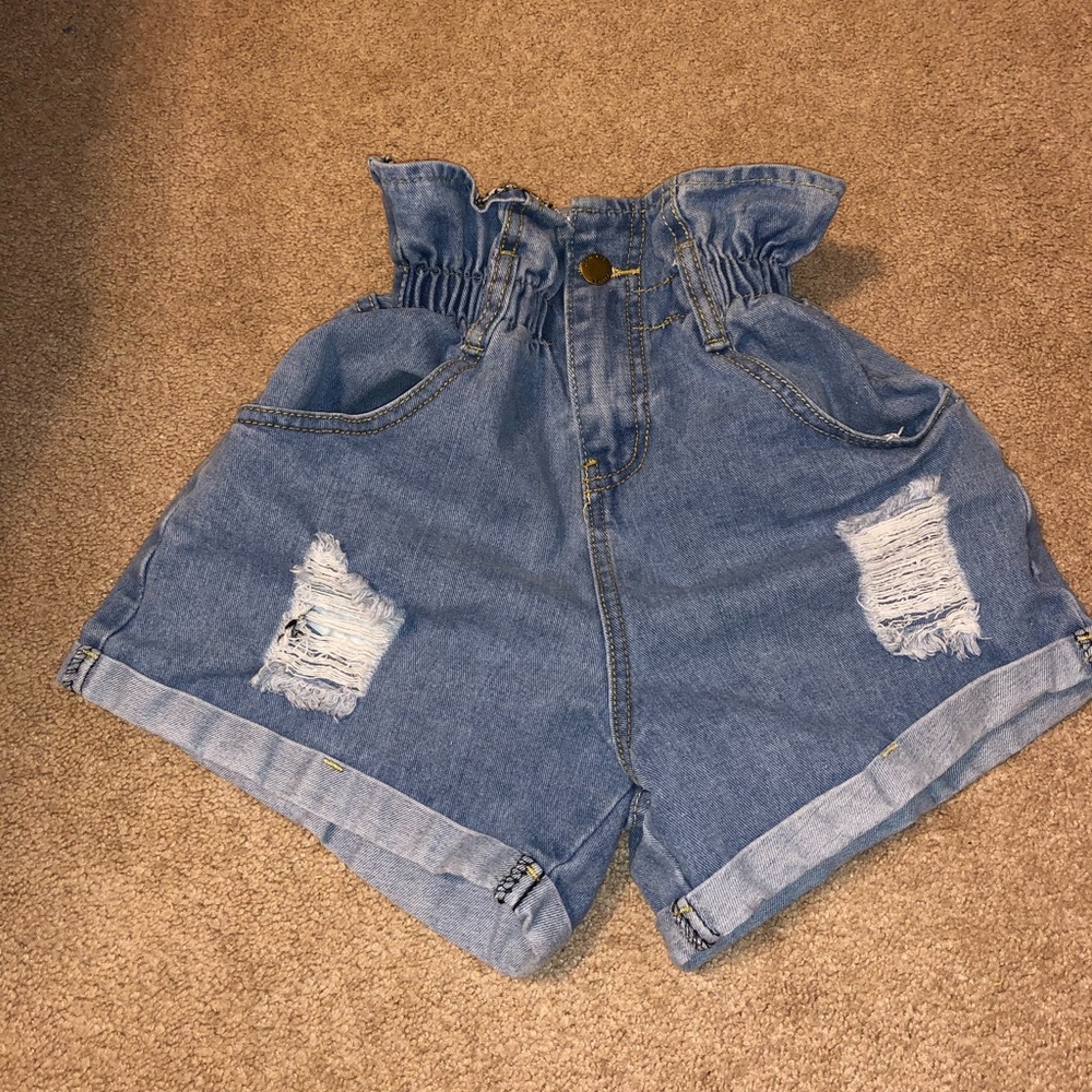 paper bag short. would work for XS/S